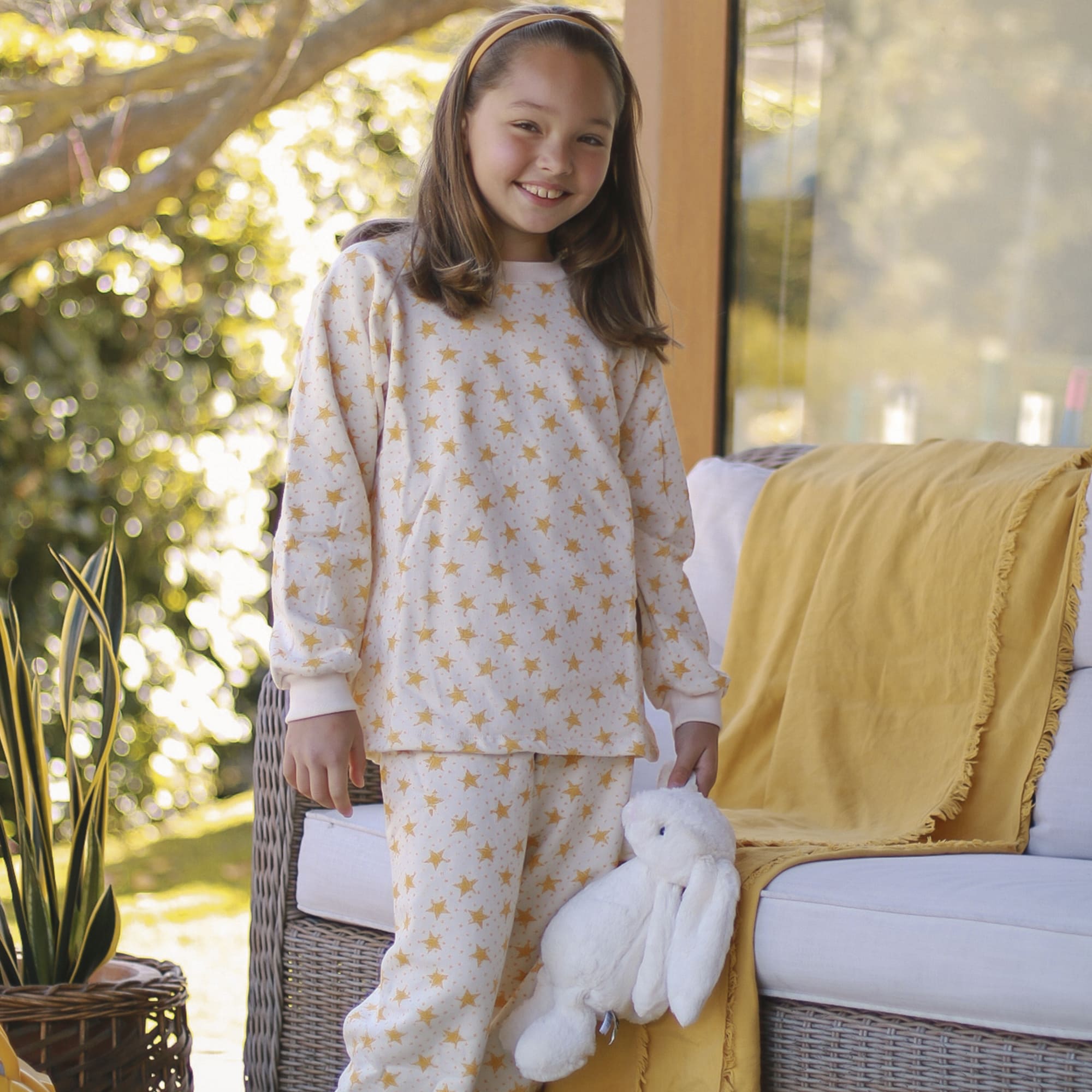 PIJAMA ESTRELLAS AMARILLAS