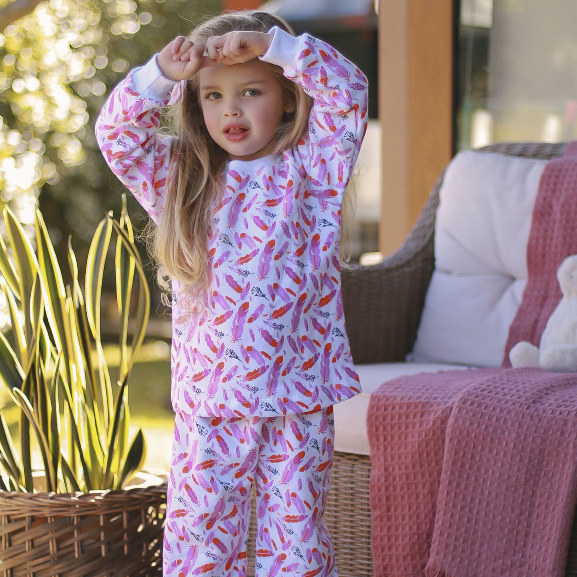 PIJAMA FRANELA PLUMAS