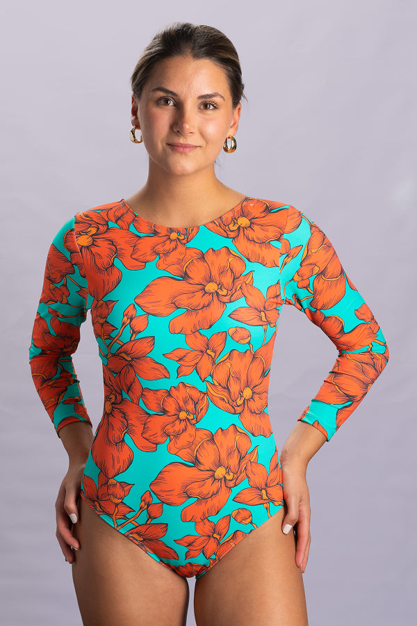 Traje de Baño Entero Manga Larga